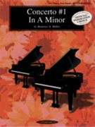 Concerto #1 In A Minor by Miller Beatrice A for 2 Piano 4 Hands