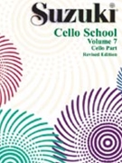 Suzuki Cello School - Volume 7 by Suzuki Shinichi for Cello Method (Vol 7)