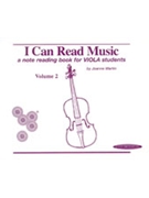 I Can Read Music Volume 2 by Martin Joanne for Viola Method (Vol 2)