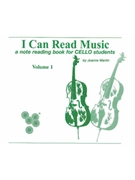 I Can Read Music Volume 1 by Martin Joanne for Cello Method (Vol 1)