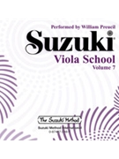 Suzuki Viola School - Volume 7 CD by Suzuki Shinichi Preucil William for Accompaniment CD (Vol 7 Preucil Plays)