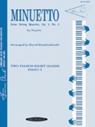Minuetto by Haydn - Kraenhenbuehl - for 2 Piano 8 Hands
