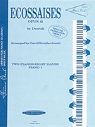 Ecossaises by Dvorak Antonin - Kraehenbuehl - for 2 Piano 8 Hands