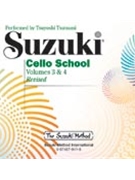 Suzuki Cello School - Volume 3 & 4 CD by Suzuki Shinichi Tsutsumi Tsuyoshi for Accompaniment CD (Vol 3&4 Tsutsumi Pla)