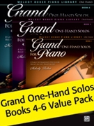 Grand One-Hand Solos Books 4-6 Value Pack by Bober Melody for Piano
