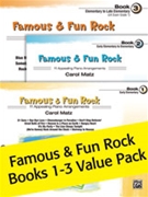 Famous & Fun Rock Value Pack [Piano] by - Matz Carol - for Piano EZ Pop