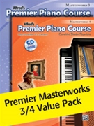 Premier Piano Course Masterworks Value Pack 3-4 by - Kowalchyk and Lancaster - for Piano