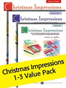 Christmas Impressions Value Pack Bk 1-3 by - Rollin Catherine - for Piano Pak
