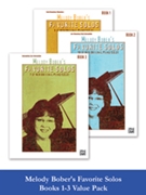 Melody Bober Favorite Solos Bk 1-3 Value Pack by Bober Melody for Value Pak