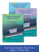 Easy Teacher-Student Piano Duets Books 1-3 Value Pack by Kowalchyk and Lancaster for Piano Duet
