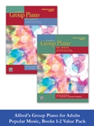 Alfred's Group Piano for Adults: Popular Music Books 1 & 2 [Piano] for Value Pack