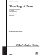 3 Songs Of Nature by Estes Jerry for 3-Part Mixed