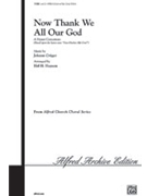 Now Thank We All Our God A Concertato by Cruger Johann - Hopson Hal H - for SATB
