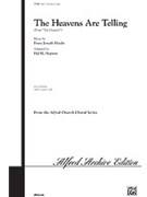 Heavens Are Telling by Haydn Joseph - Hopson Hal H - for Unison/2-Part