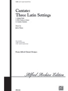 Cantate 3 Latin Settings by Estes Jerry for 3-Part Mixed
