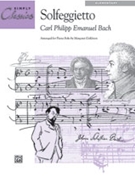 Solfeggietto by Bach Carl Philipp Emanuel - Goldston - for Piano