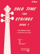 Solo Time For Strings Bk 1 by Etling and Siennicki for Viola