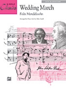 Wedding March by Mendelssohn Felix - Small Allan - for Piano