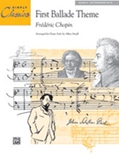 Ballade #1 Theme by Chopin Frederic - Small - for Piano