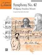 Symphony #40 by Mozart Wolfgang Amadeus - Small - for Piano