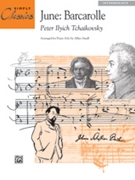 June Barcarolle by Tchaikovsky Pyotr Ilyich - Small Allan - for Piano