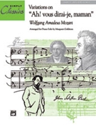 Ah Vous Dirai-je Maman Variations On by Mozart Wolfgang Amadeus - Goldston - for Piano