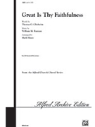 Great Is Thy Faithfulness by Runyan William - Hayes Mark - for SATB