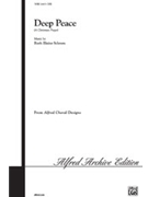 Deep Peace by Schram Ruth Elaine - Schram Ruth Elaine - for SATB