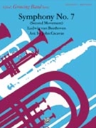 Symphony #7 2nd Mvt by Beethoven Ludwig van - Cacavas John - for Concert Band