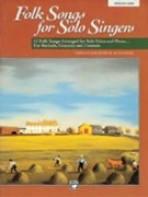 Folk Songs For Solo Singers Volume 1 by - Althouse Jay - for Medium Low Voice (Book/CD)