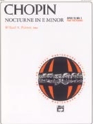 Nocturne In E Minor Opus 72 #1 by Chopin Frederic - Palmer - for Piano