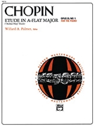 Etude Opus 25 # 1 A Flat (Aeolian Harp) by Chopin Frederic - Palmer - for Piano