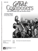 Meet The Great Composers by Montgomery and Hinson for Accessorie (V1-activity Sheets)