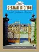 Gateway To German Diction by Paton John Glenn for Teacher Book