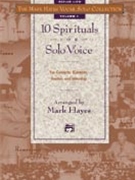 10 Spirituals For Solo Voice by - Hayes Mark - for Medium-Low Book/CD