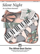 Silent Night by Gruber - Aaronson Sharon - for 1 Piano 4 Hands