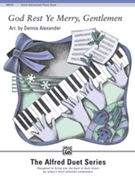 God Rest Ye Merry Gentlemen by - Alexander Dennis - for 1 Piano 4 Hands