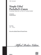 Simple Gifts/Pachelbel's Canon by - Moore Donald - for SAB and Piano