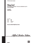 Sing Joy by - Hayes Mark - for SAB and Piano