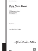 Dona Nobis Pacem by Mozart Wolfgang Amadeus - Liebergen Patrick M - for SATB