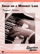 Swan On A Moonlit Lake by Goldston Margaret for Piano