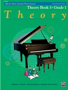Alfred's Basic Graded Piano Course Theory Book 3 (UK Graded Exam Edition) by Palmer Manus and Lethco for Piano Method