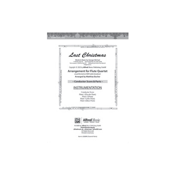 Last Christmas for Flute Quartet [Flute 1-4]