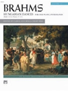 Hungarian Dances Volume 2 by Brahms Johannes - Bell - for 1 Piano 4 Hands