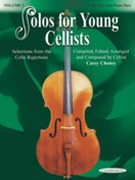 Solos For Young Cellists Volume 2 by - Cheney Carey - for Cello and Piano (Vol 2)