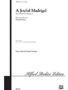 Joyful Madrigal by Moore Donald for SSA