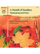 Month Of Sundays Thanksgiving & Praise by - Sanborn Jan - Sanborn Jan for CD