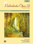 Liebeslieder Opus 52 by Brahms Johannes - Paton John - for Vocal Scor