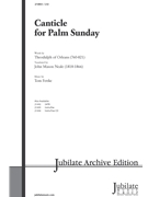 Canticle For Palm Sunday by Fettke Tom for SAB and Piano