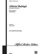 Alleluia Madrigal by Moore Donald for 3-Part Mixed